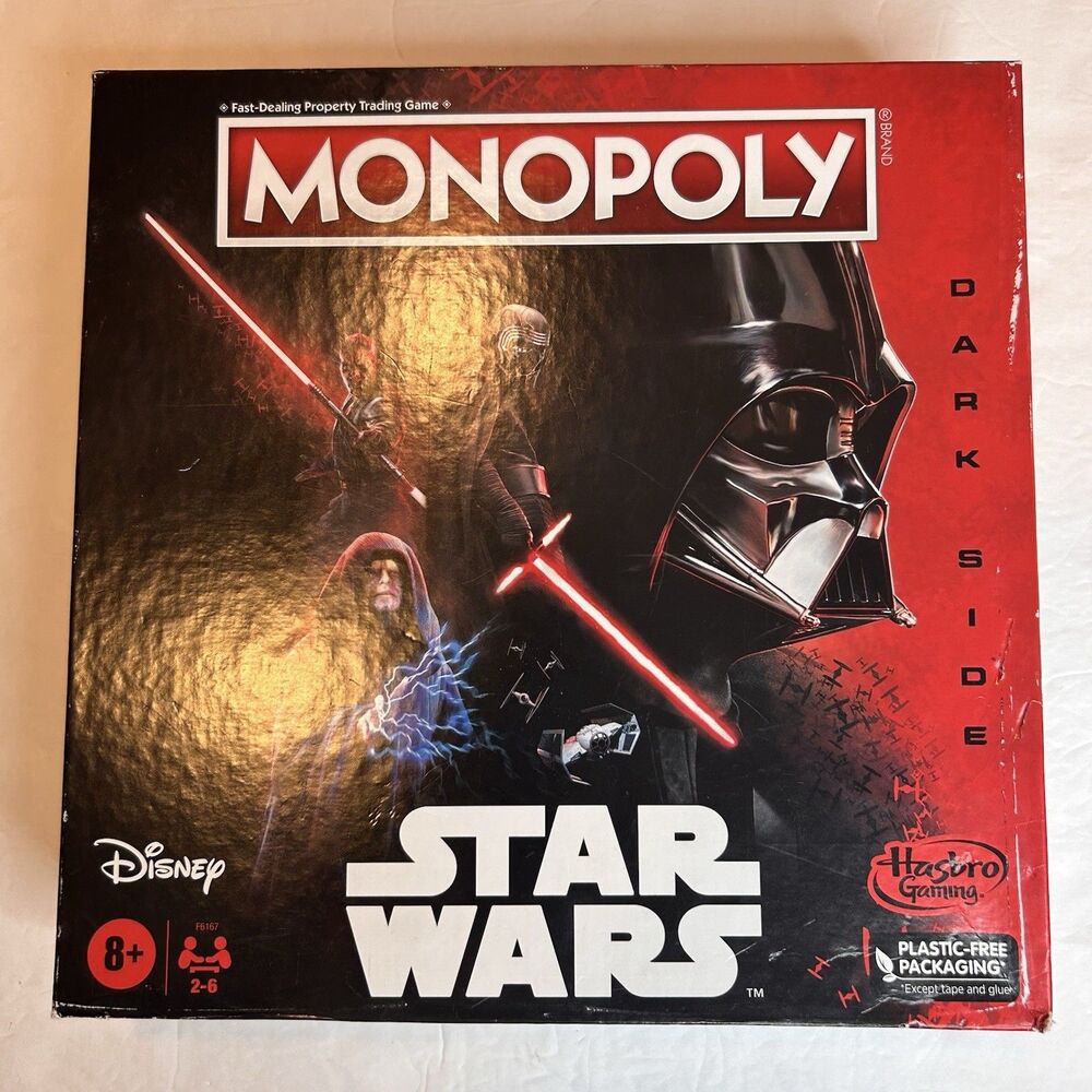 Monopoly Star Wars Dark Side Hasbro Disney Board Game 2-6 Players NEW SEALED BOX